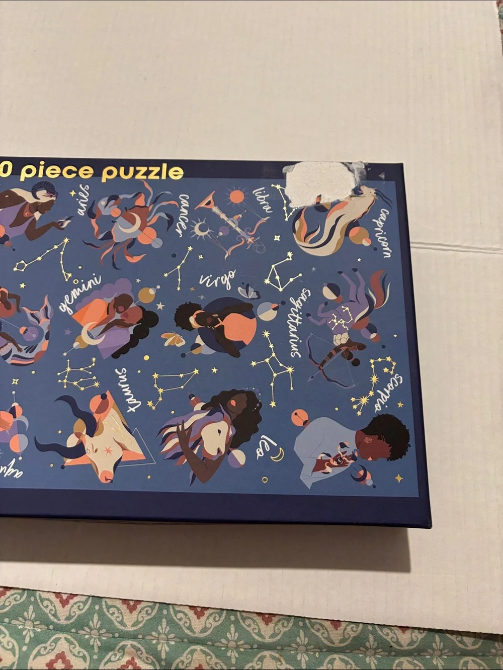 500 Piece Zodiac Constellation Puzzle - Blue